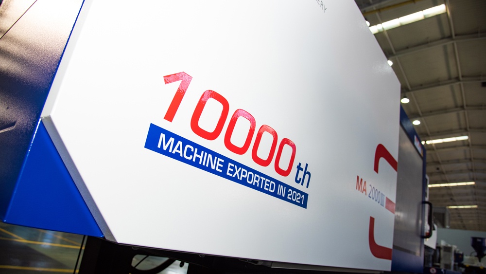 10000ste Export Maschinen 2021 Haitian International