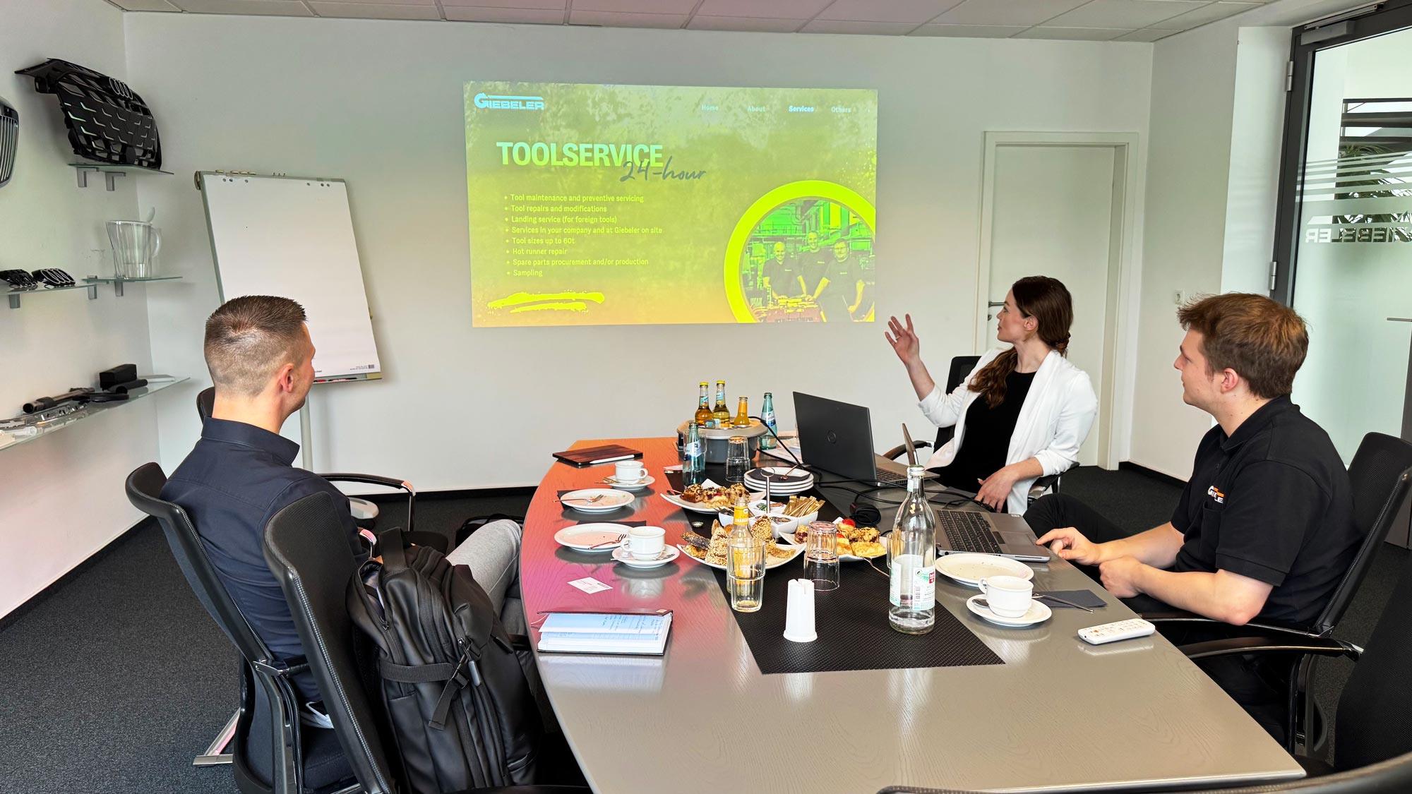 Haitian at Giebler Meeting Office